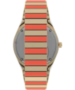 Q Timex Malibu 36mm Stainless Steel Expansion Band Watch