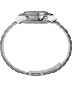 Q Timex Chronograph 40mm Stainless Steel Bracelet Watch
