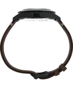 Navi 41mm Leather Strap Watch