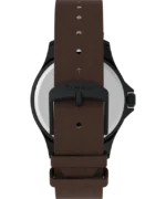 Navi 41mm Leather Strap Watch