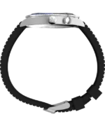 Waterbury Traditional GMT 39mm Synthetic Rubber Strap Watch