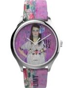 Timex x The MET Klimt 40mm Leather Strap Watch