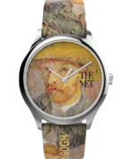Timex x The MET Klimt 40mm Leather Strap Watch