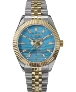 Timex x Jacquie Aiche 36mm Stainless Steel Bracelet Watch