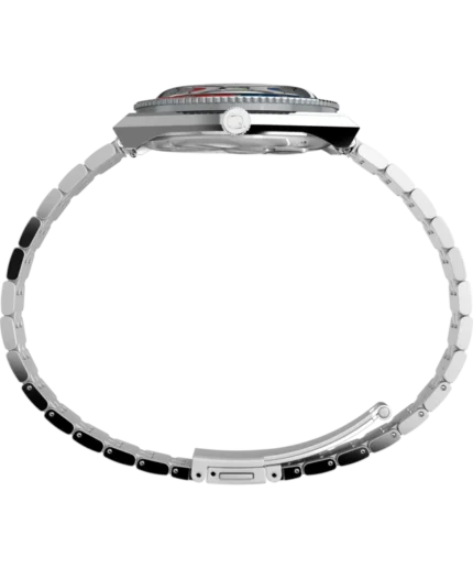 Timex x Peanuts® Q Timex® GMT 38mm Stainless Steel Bracelet Watch