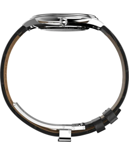 Waterbury Metropolitan Sub-Second 39mm Leather Strap Watch