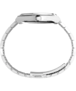 Q Timex® Continental GMT 39mm Stainless Steel Bracelet Watch