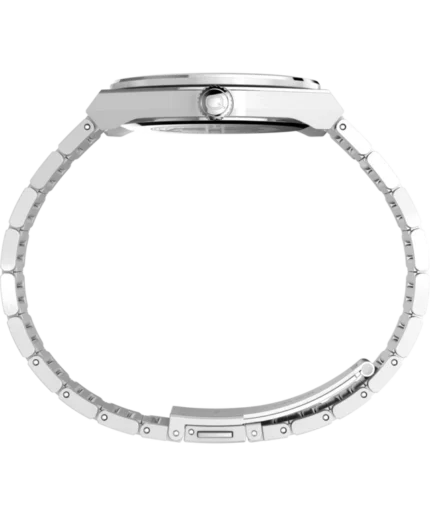 Q Timex® Continental GMT 39mm Stainless Steel Bracelet Watch
