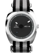 Q Timex® 1975 Enigma 37mm black Fabric Strap Watch
